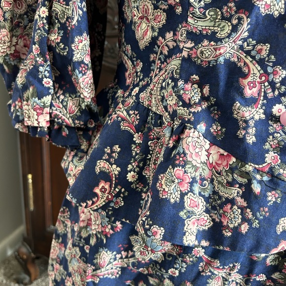 Vintage Go Vicky Paisley Matching Set - Skirt & Blouse - Picture 3 of 6